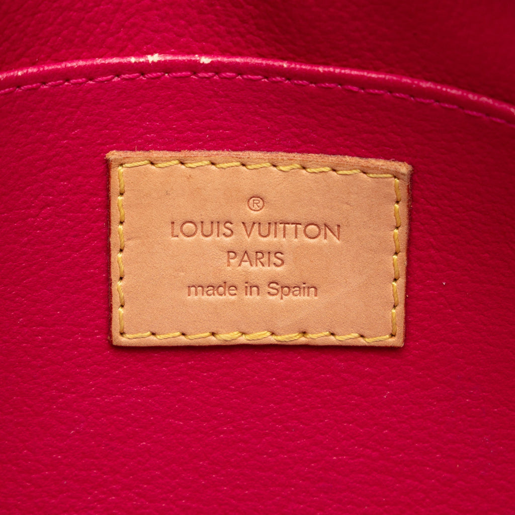 Pink Louis Vuitton Monogram Vernis Ikat Cosmetic Pouch
