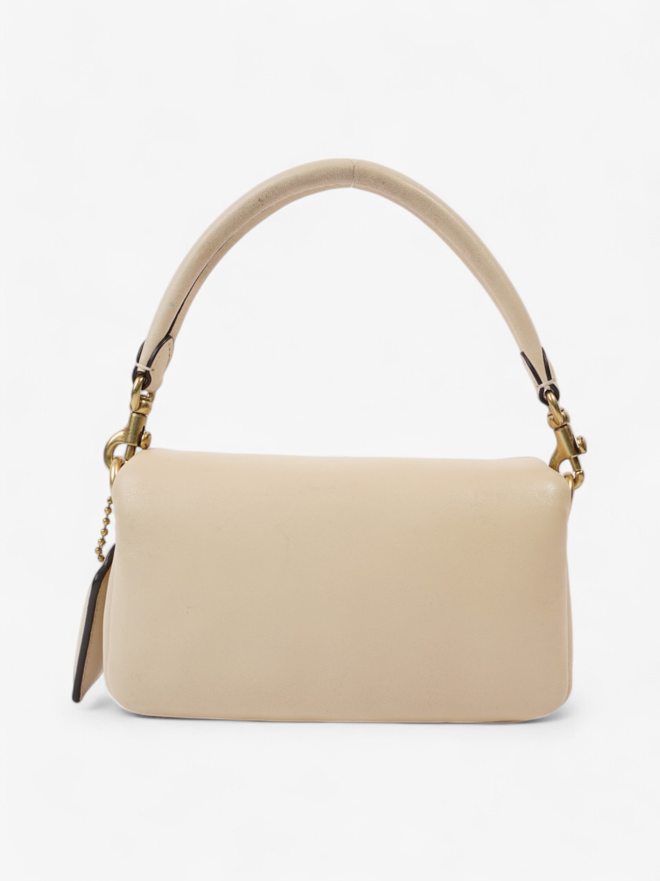 Coach Pillow Tabby Beige Nappa Leather 18