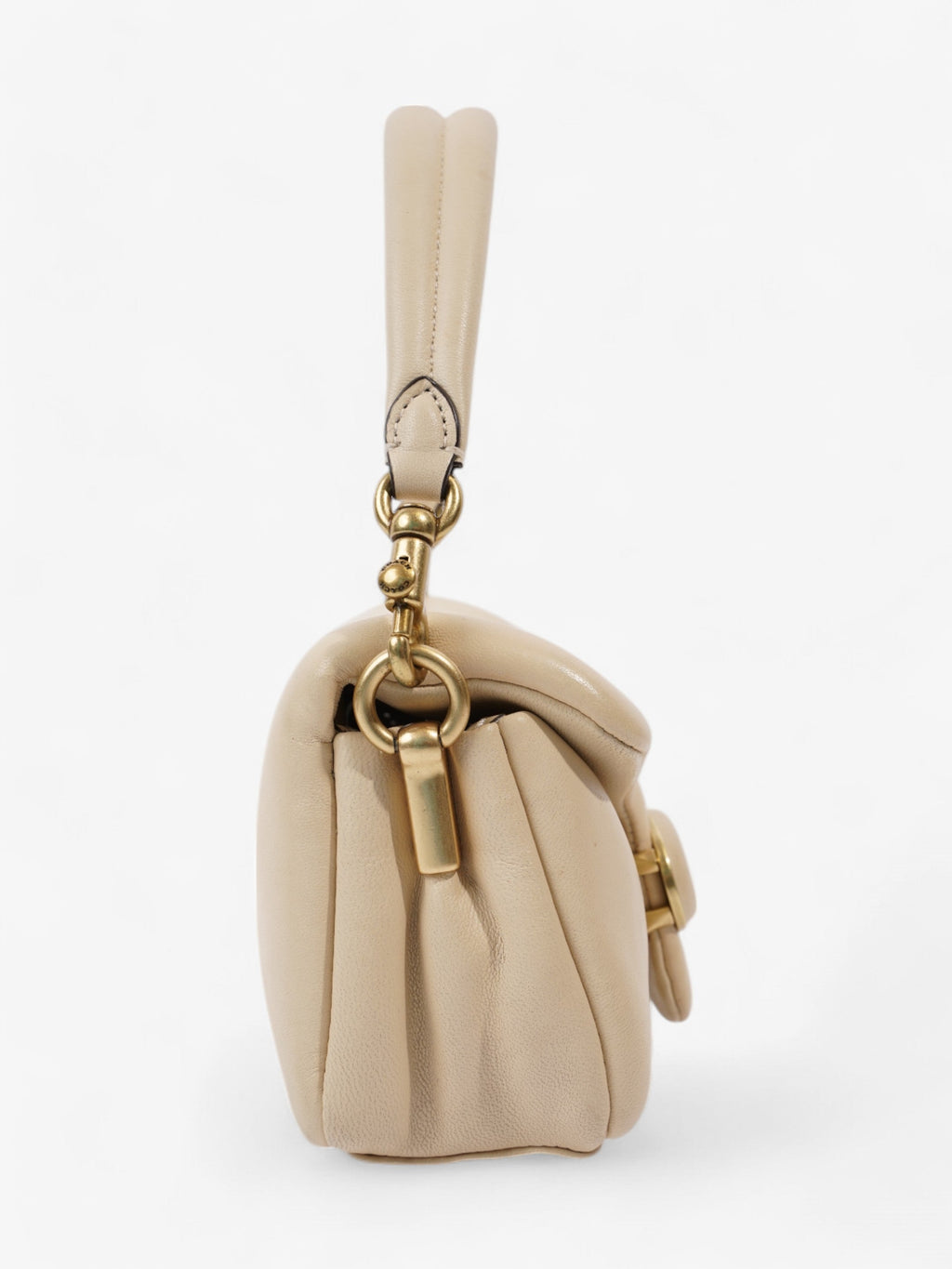 Coach Pillow Tabby Beige Nappa Leather 18