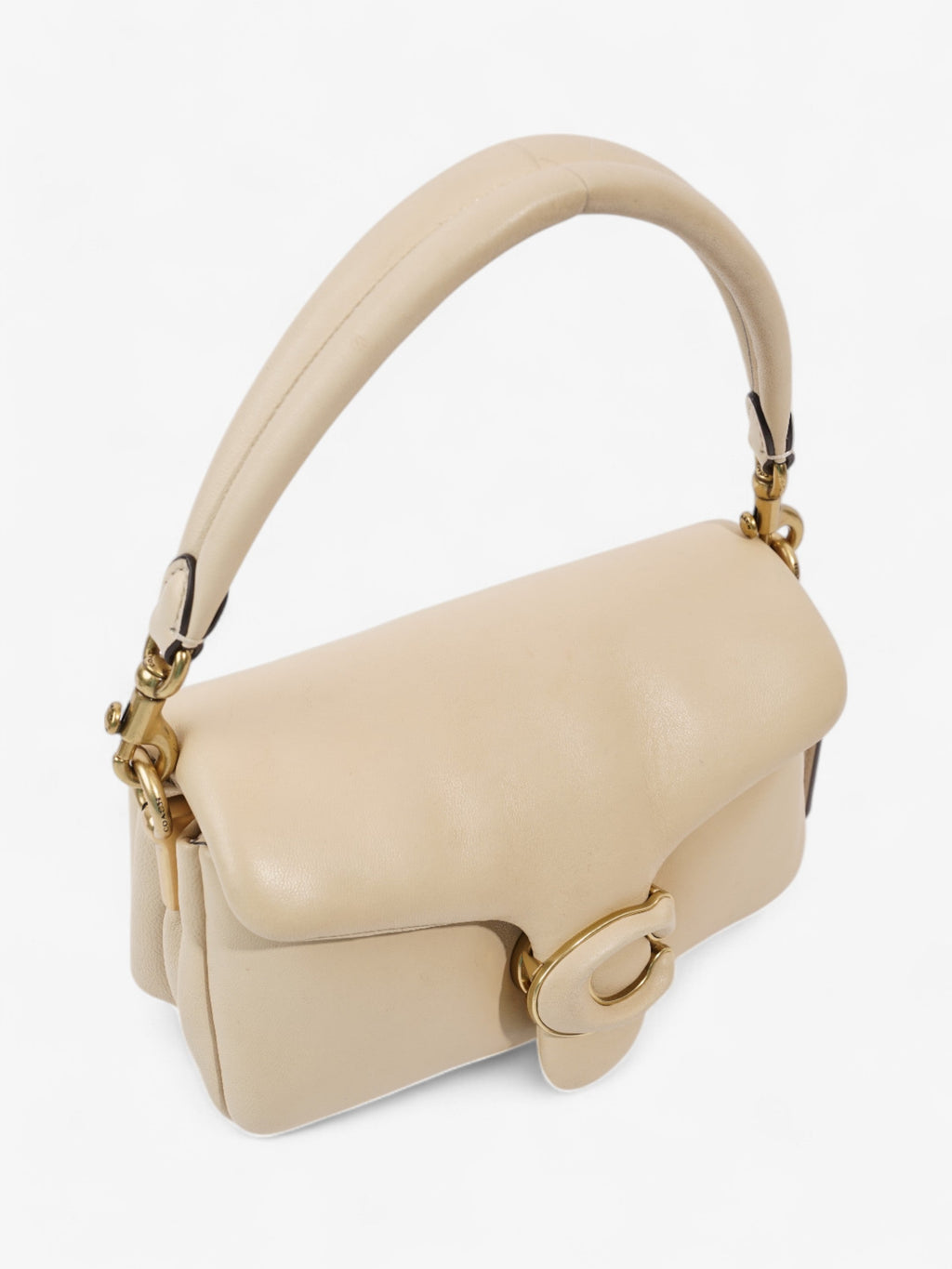 Coach Pillow Tabby Beige Nappa Leather 18