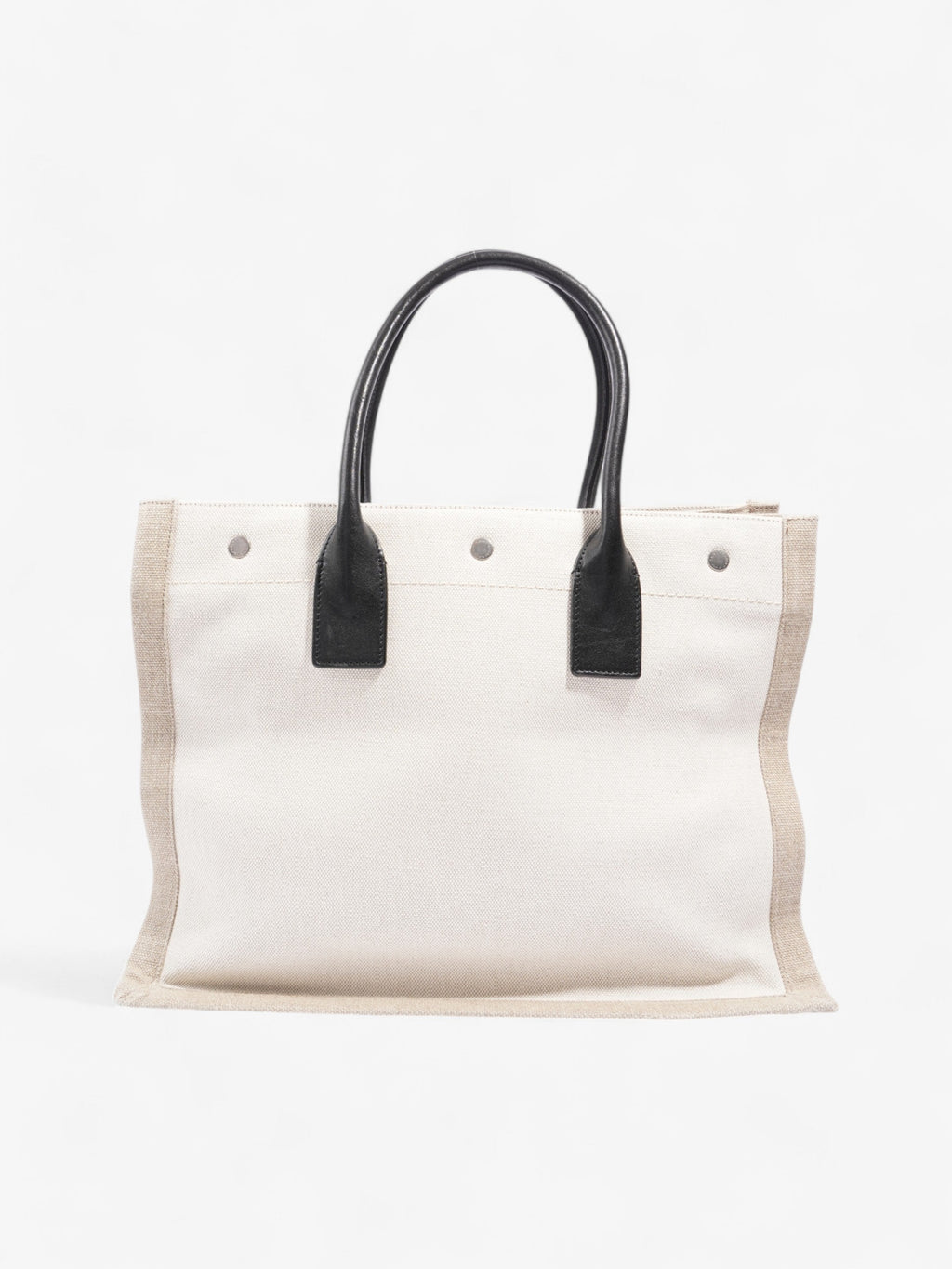 Saint Laurent Rive Gauche Beige Cotton Small