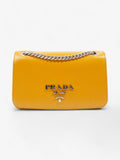 Prada Vernice Mustard Saffiano Leather