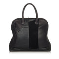 Black Celine Leather Tote Bag