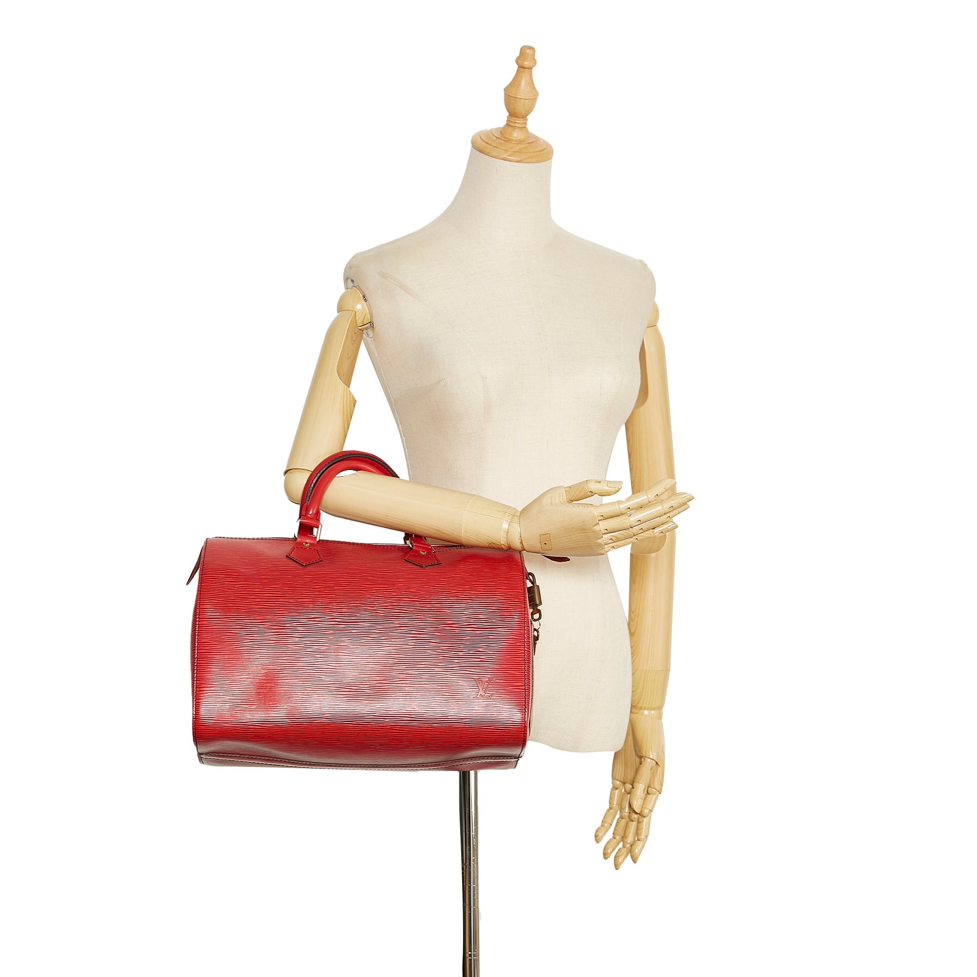 Louis Vuitton Speedy 30 Red Epi