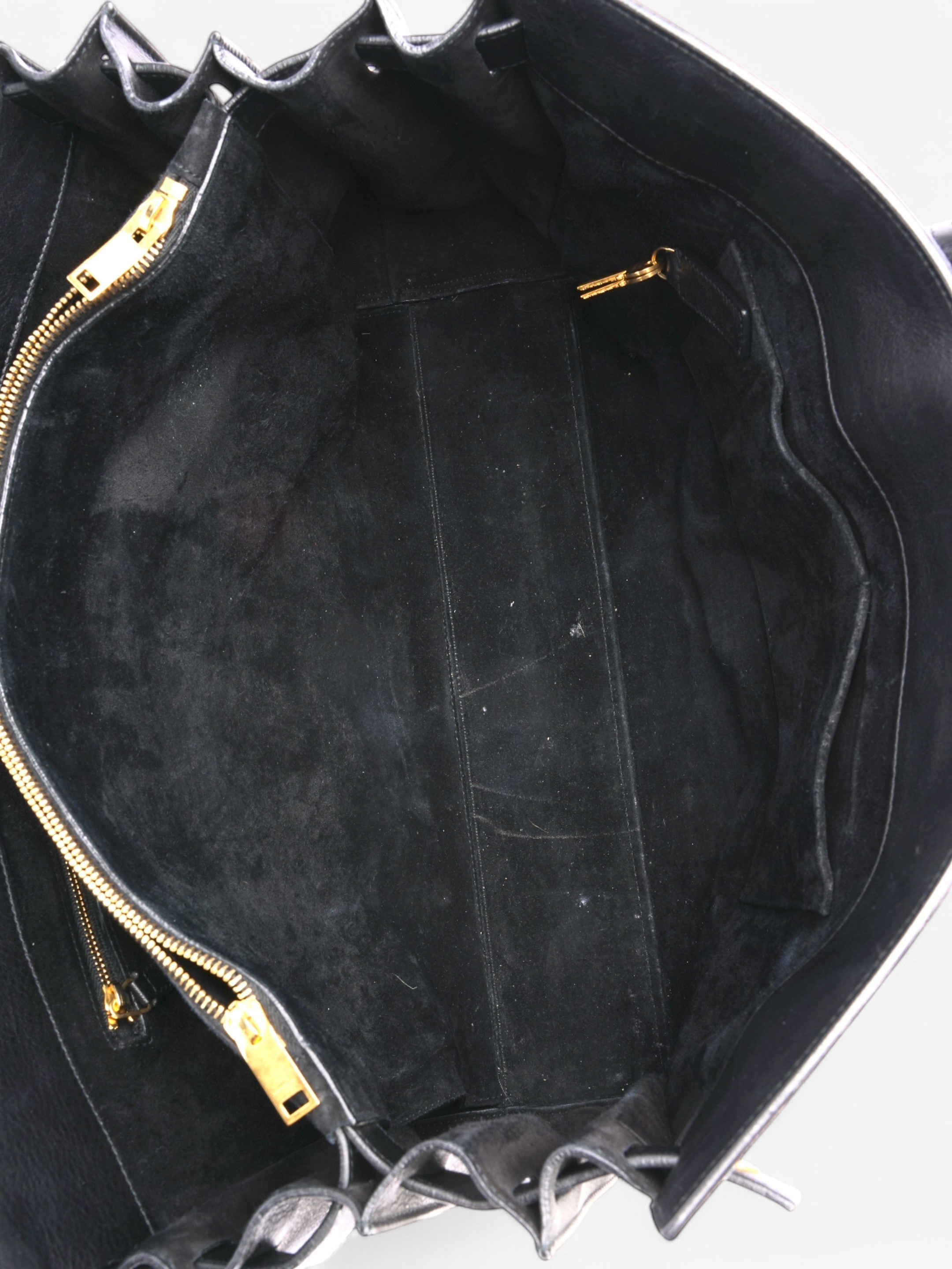 Saint Laurent Sac De Jour Black Leather