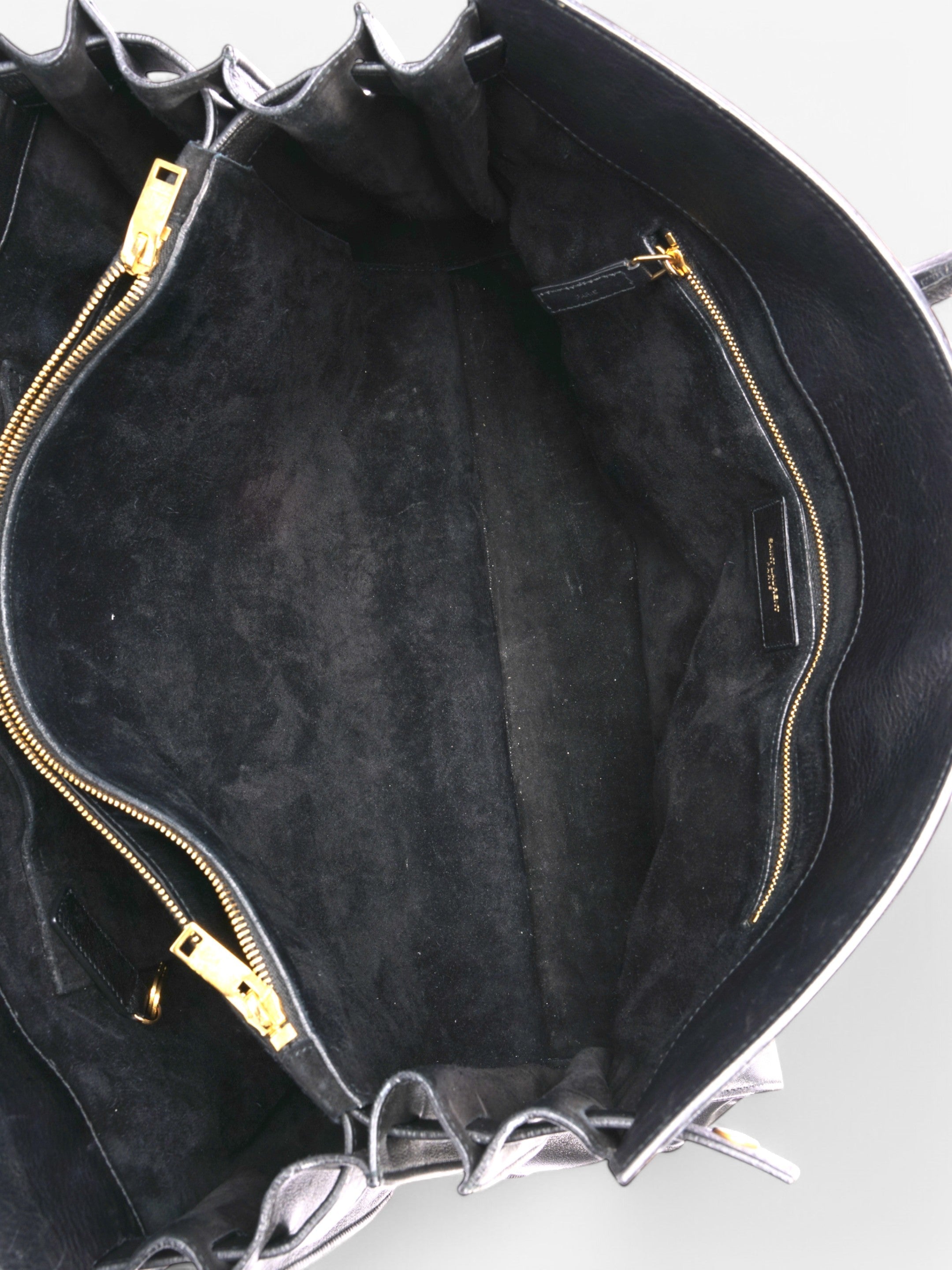Saint Laurent Sac De Jour Black Leather