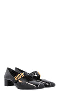 CHRISTIAN DIOR Baby-D Mary Jane Heels Patent Black