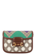 GUCCI Horsebit 1955 Supreme Canvas Shoulder Bag