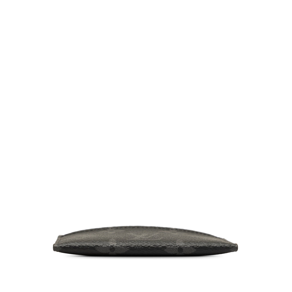 Black Louis Vuitton Monogram Eclipse Porte Cartes Double Card Holder