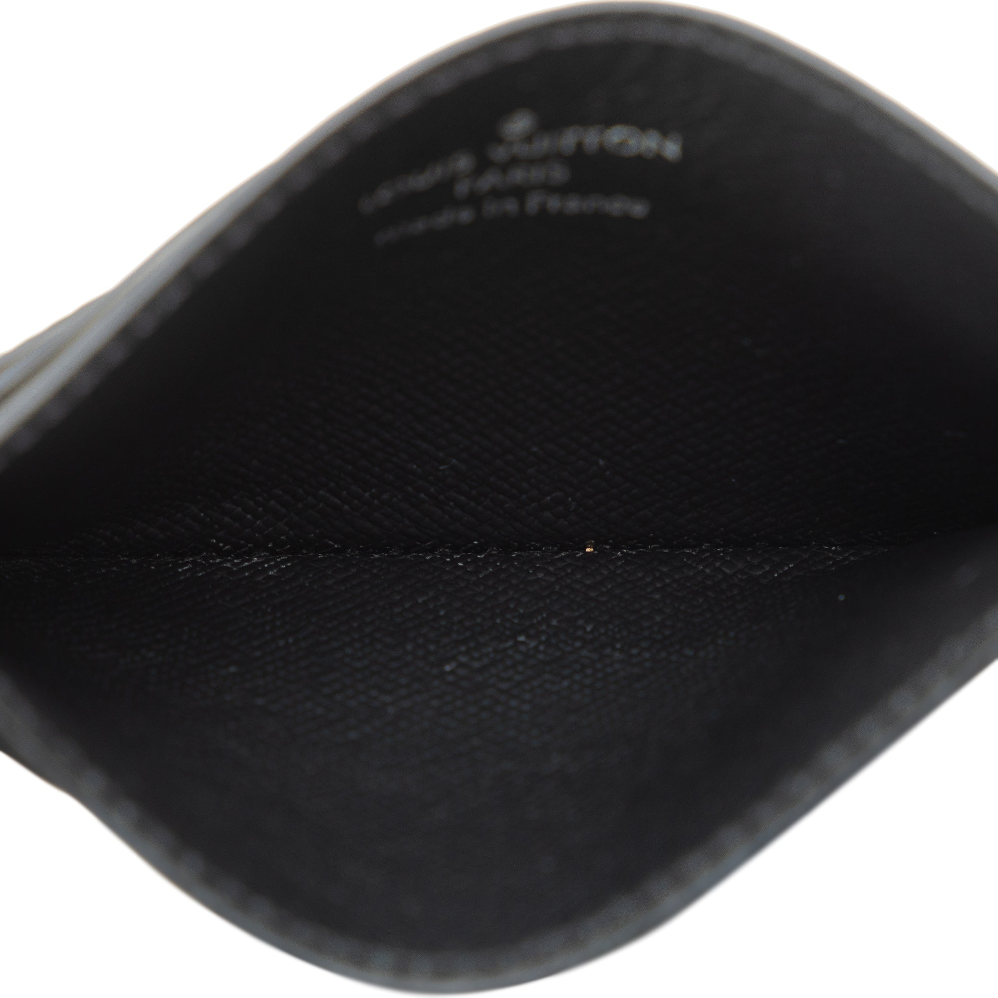 Black Louis Vuitton Monogram Eclipse Porte Cartes Double Card Holder