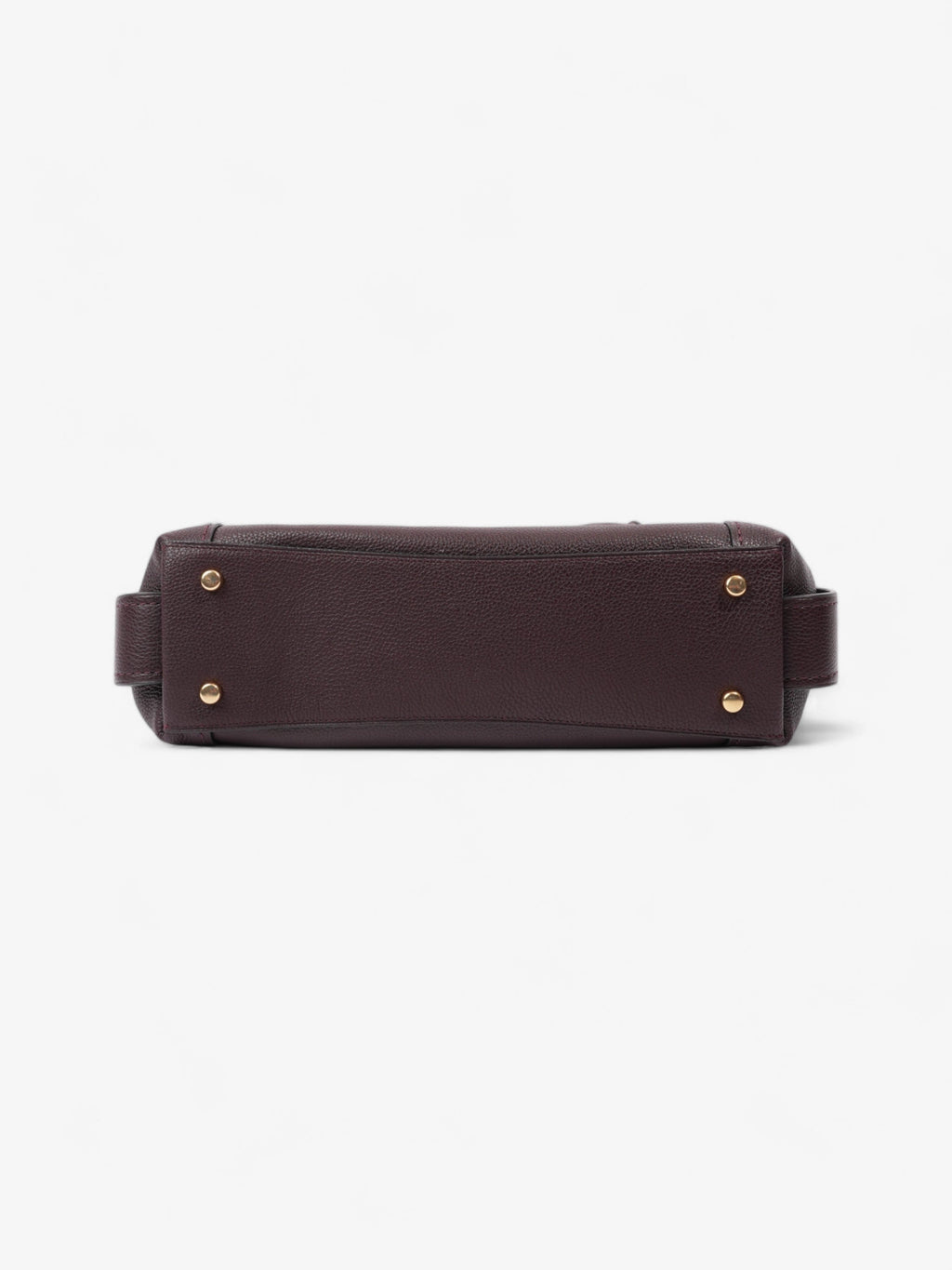 Coach Edie Burgundy Grained Leather 31