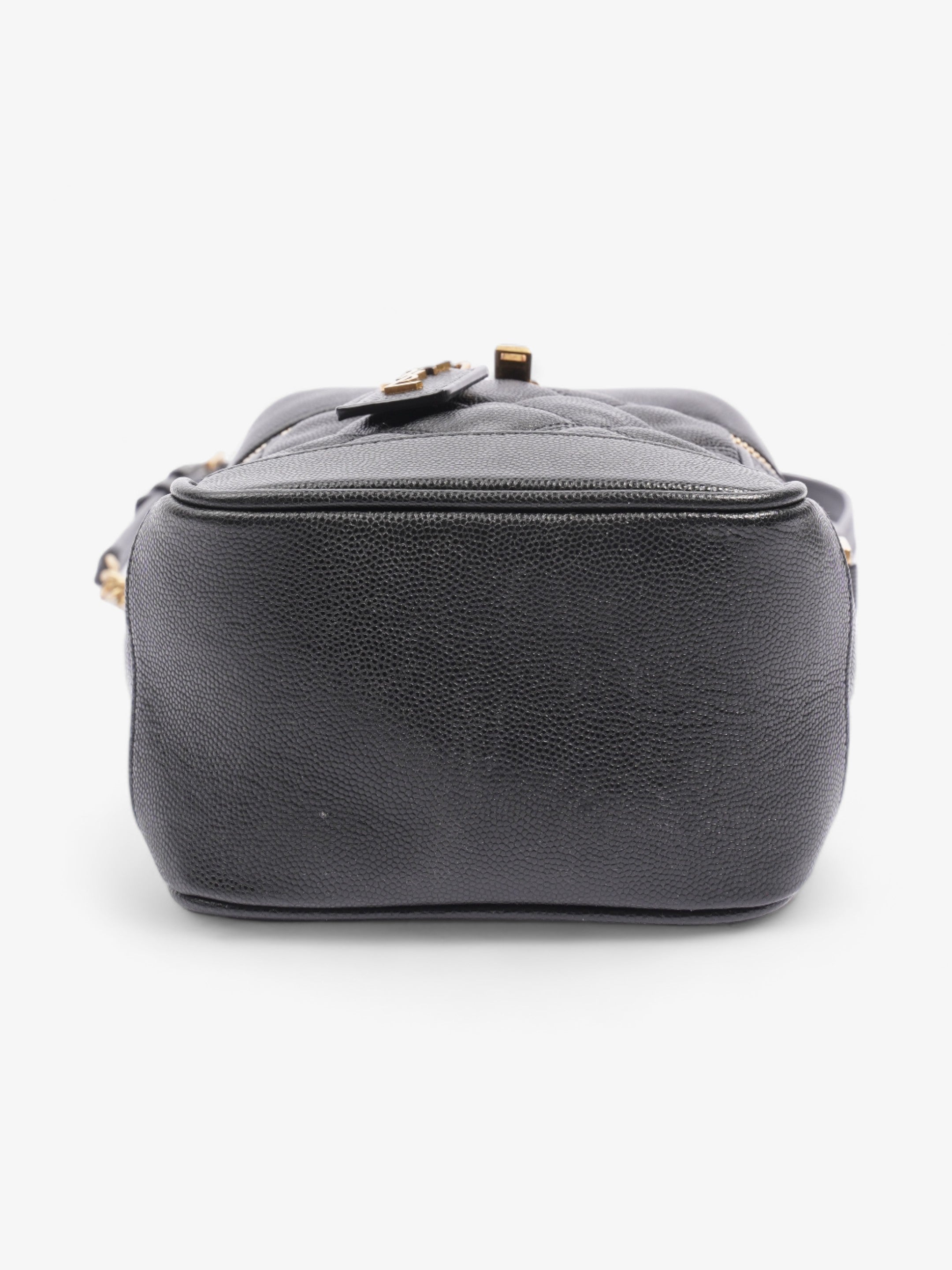 Saint Laurent 80's Vanity Black Grained Leather