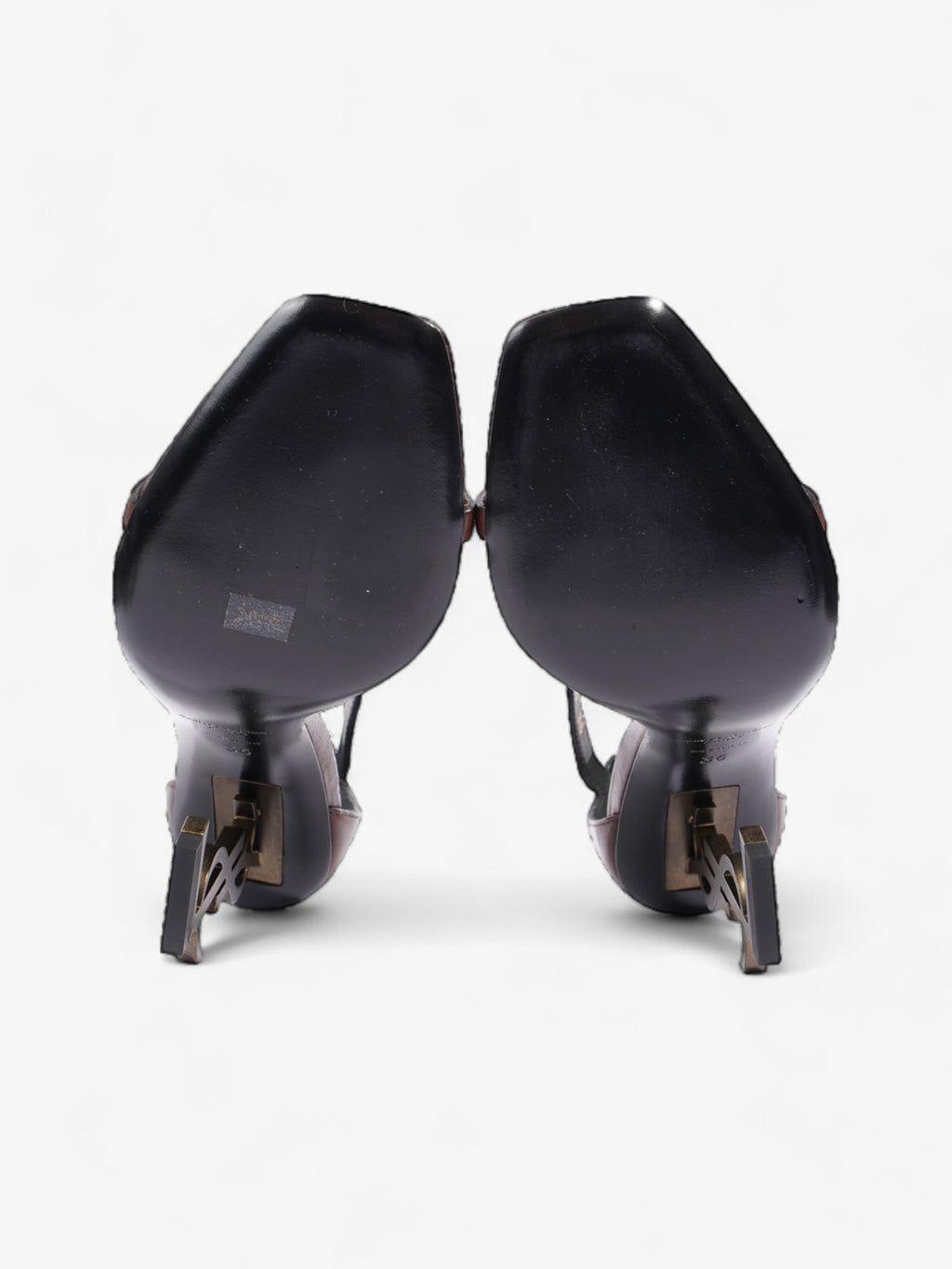 Saint Laurent Opyum 110mm Brown Leather EU 36 UK 3