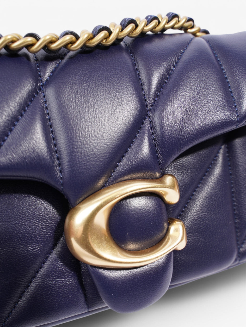 Coach Tabby Navy Blue Nappa Leather 20