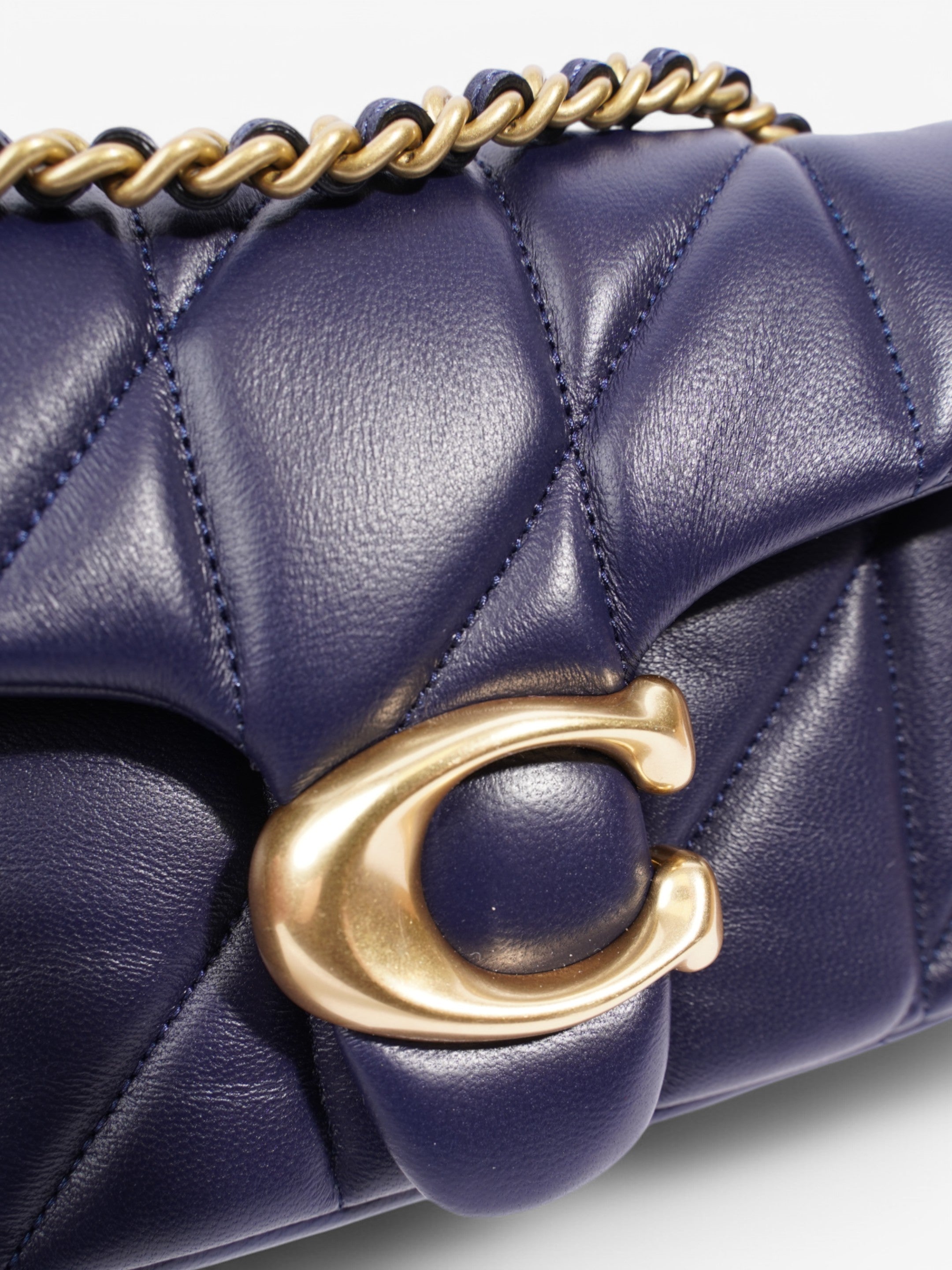 Coach Tabby Navy Blue Nappa Leather 20