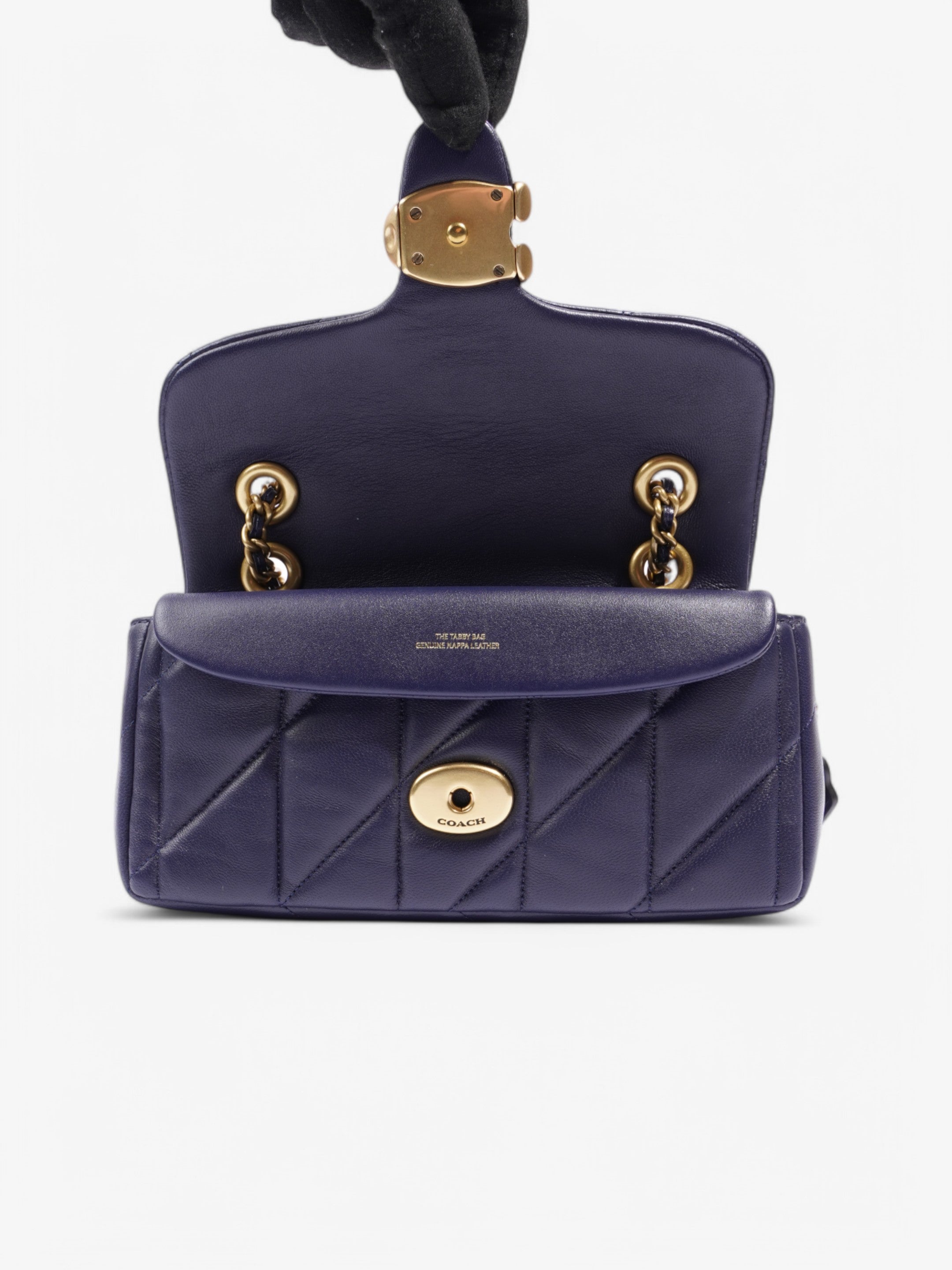 Coach Tabby Navy Blue Nappa Leather 20