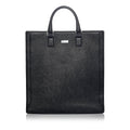 Black Burberry Leather Tote Bag