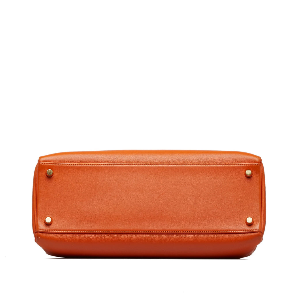 HermÃƒÆ’Ã‚Â¨s Kelly Retourne 32 Orange Swift Gold