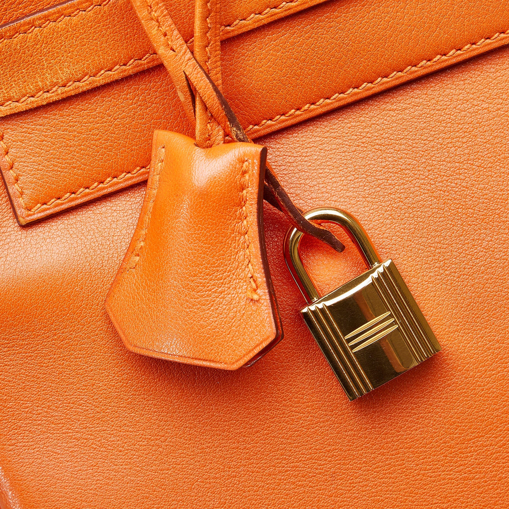 HermÃƒÆ’Ã‚Â¨s Kelly Retourne 32 Orange Swift Gold