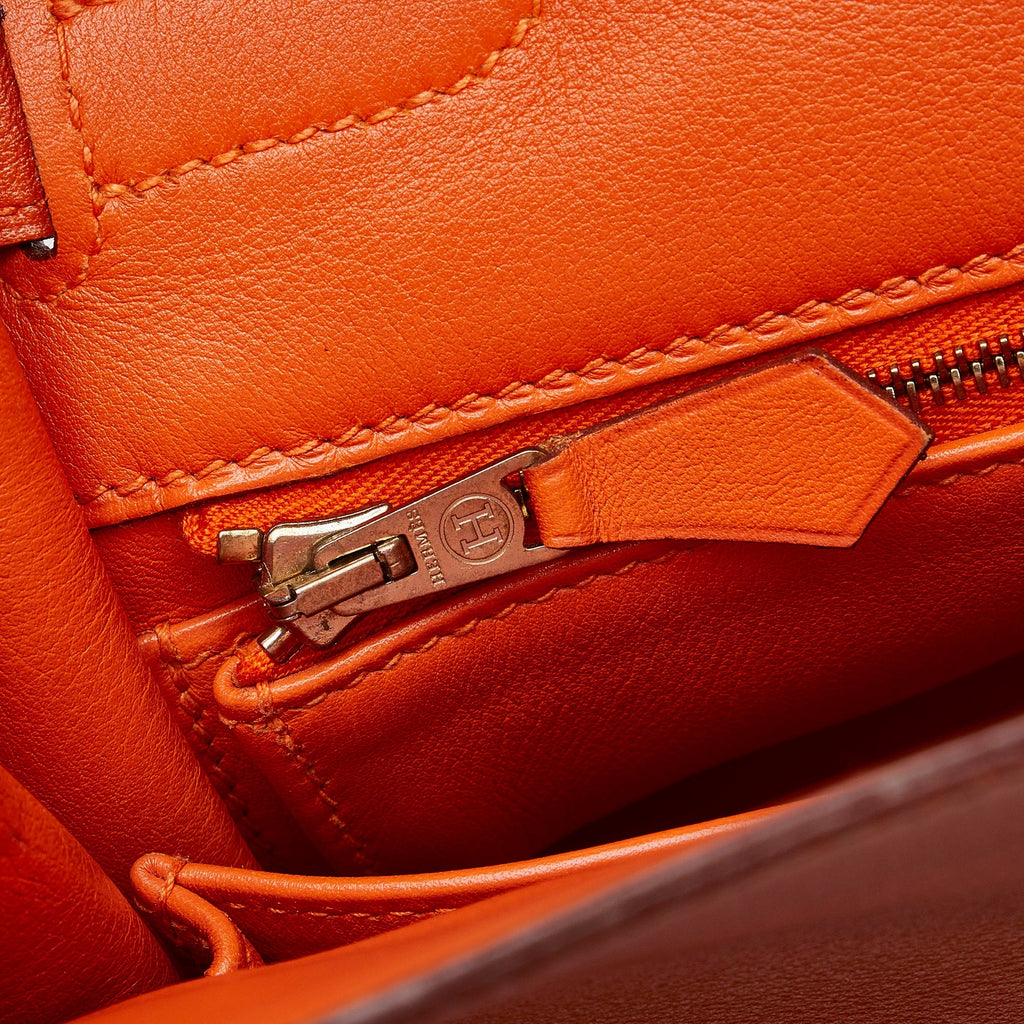 HermÃƒÆ’Ã‚Â¨s Kelly Retourne 32 Orange Swift Gold