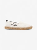 Saint Laurent Canvas Espadrilles White  / Black Canvas EU 40 UK 7