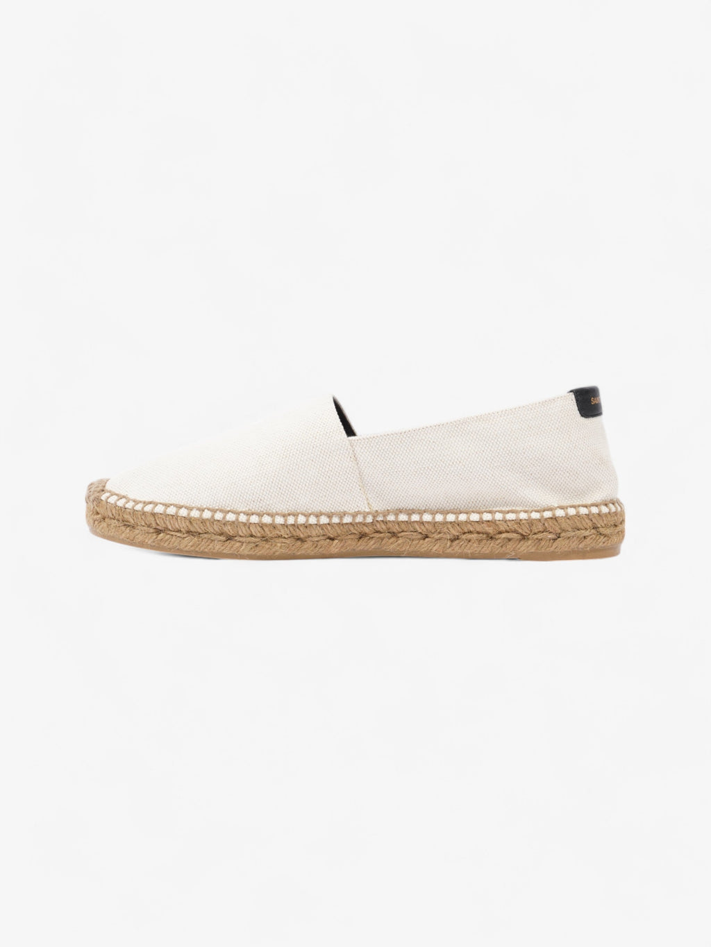 Saint Laurent Canvas Espadrilles White  / Black Canvas EU 40 UK 7