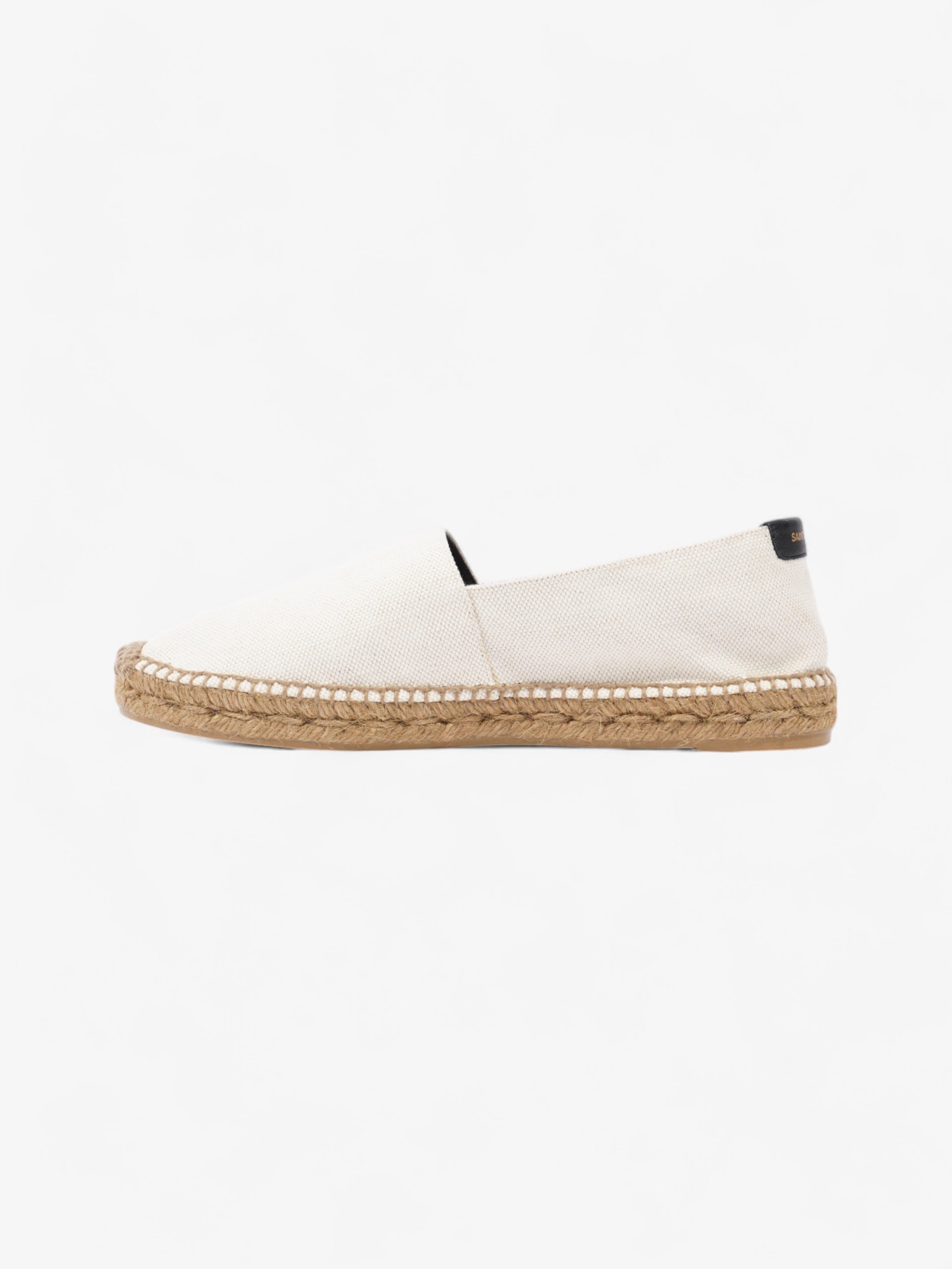 Saint Laurent Canvas Espadrilles White  / Black Canvas EU 40 UK 7