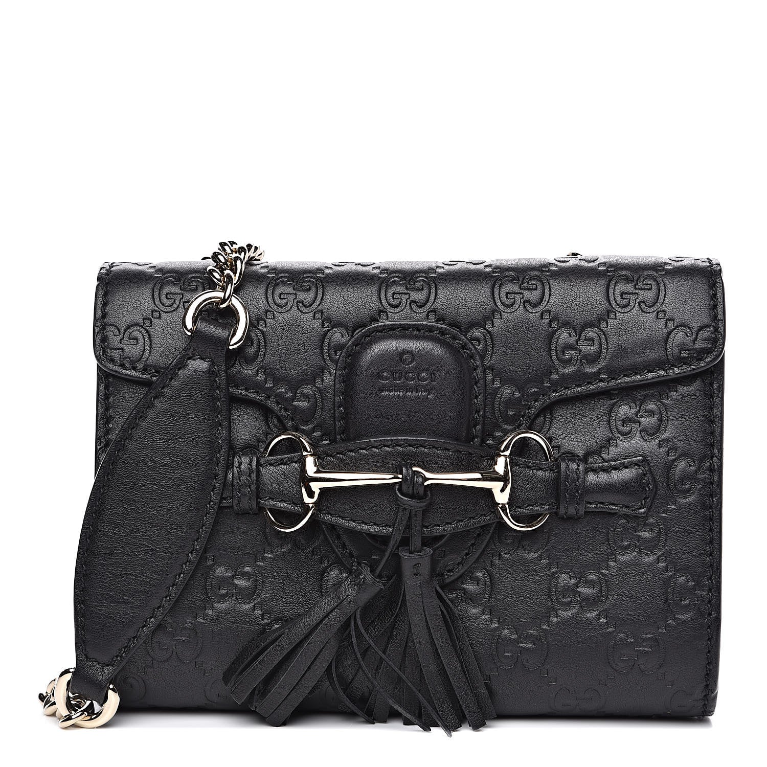 GUCCI GUCCISSIMA MINI EMILY CROSSBODY BAG