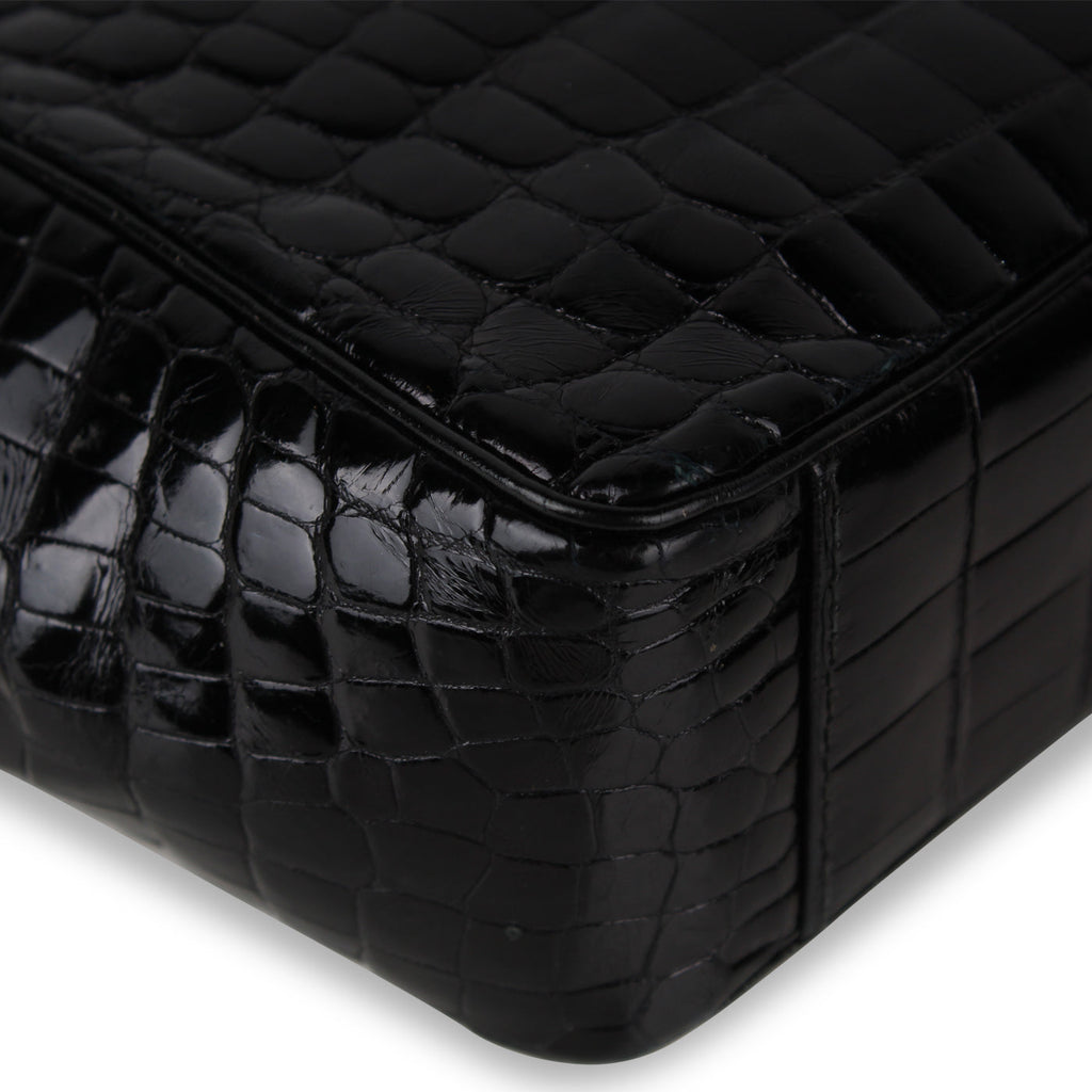 Vintage Croc Crossbody Bag