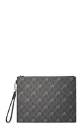 GUCCI GG Supreme Tiger Pouch with Strap