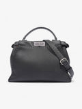 Fendi Peekaboo Black Leather Medium