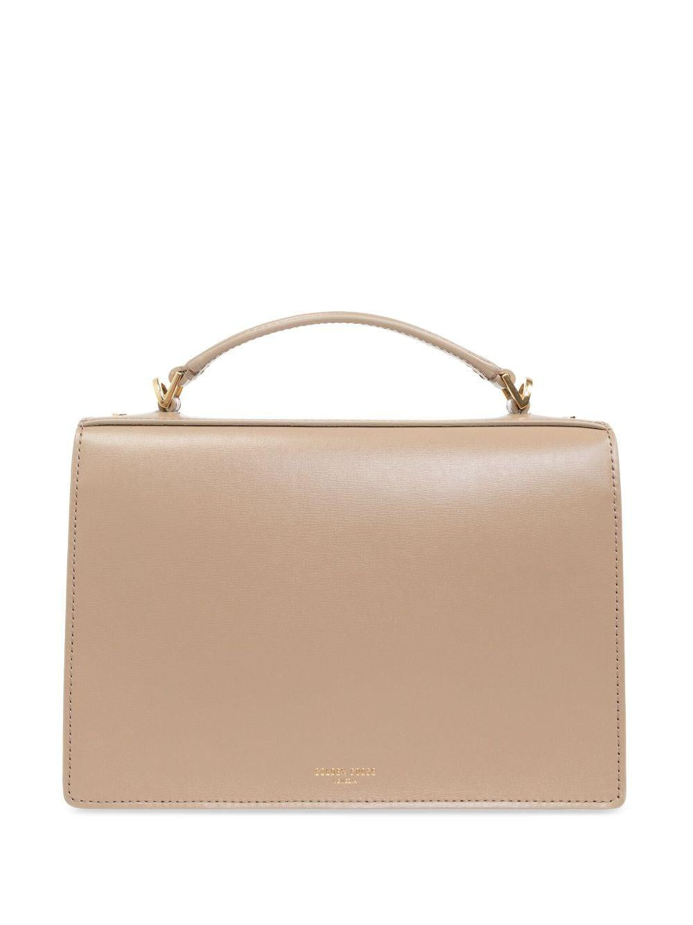 'VENICE LEATHER HANDBAG WITH PALMELL
