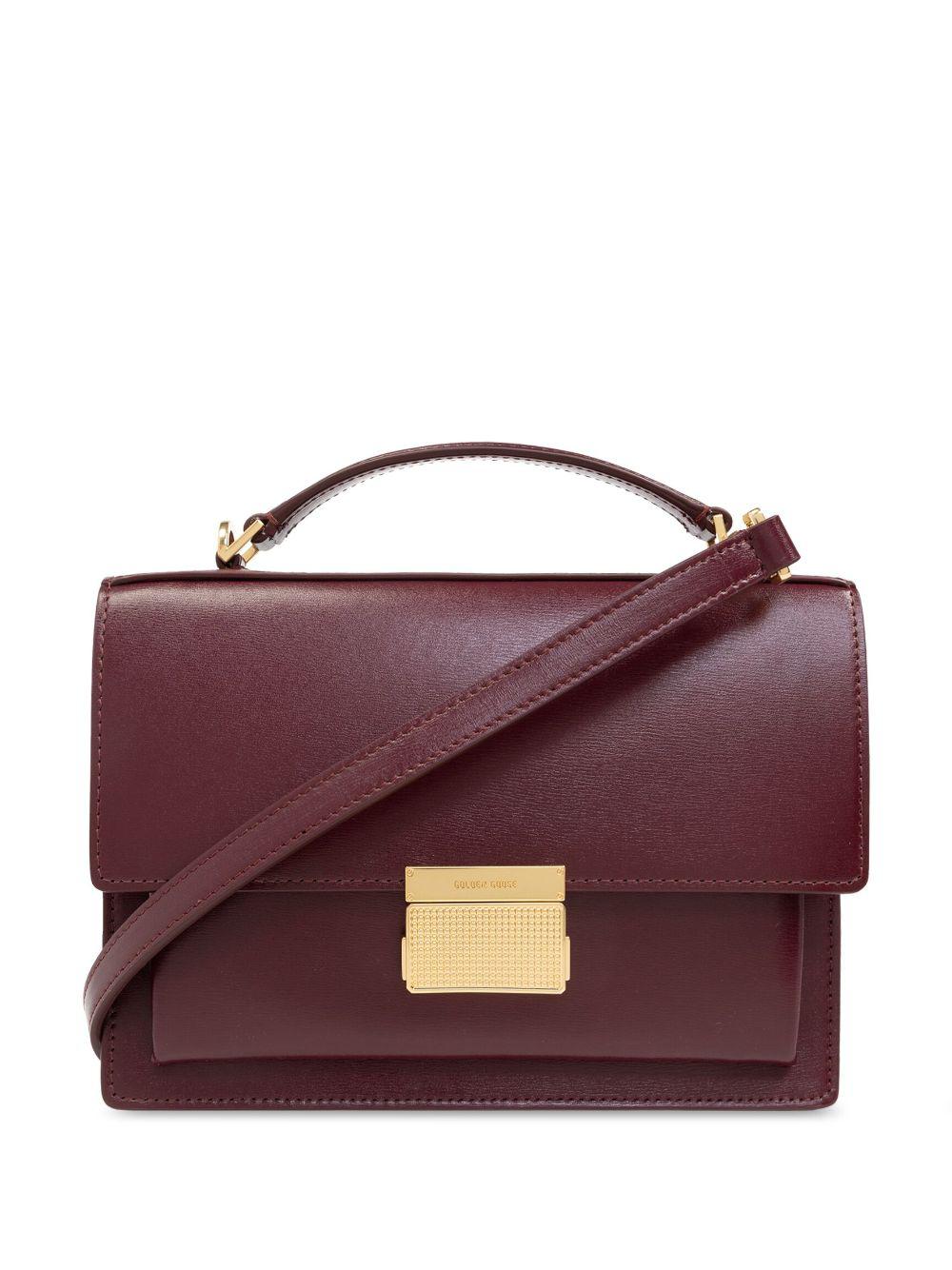 'VENICE LEATHER HANDBAG WITH PALMELL