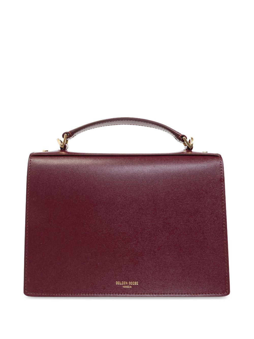 'VENICE LEATHER HANDBAG WITH PALMELL
