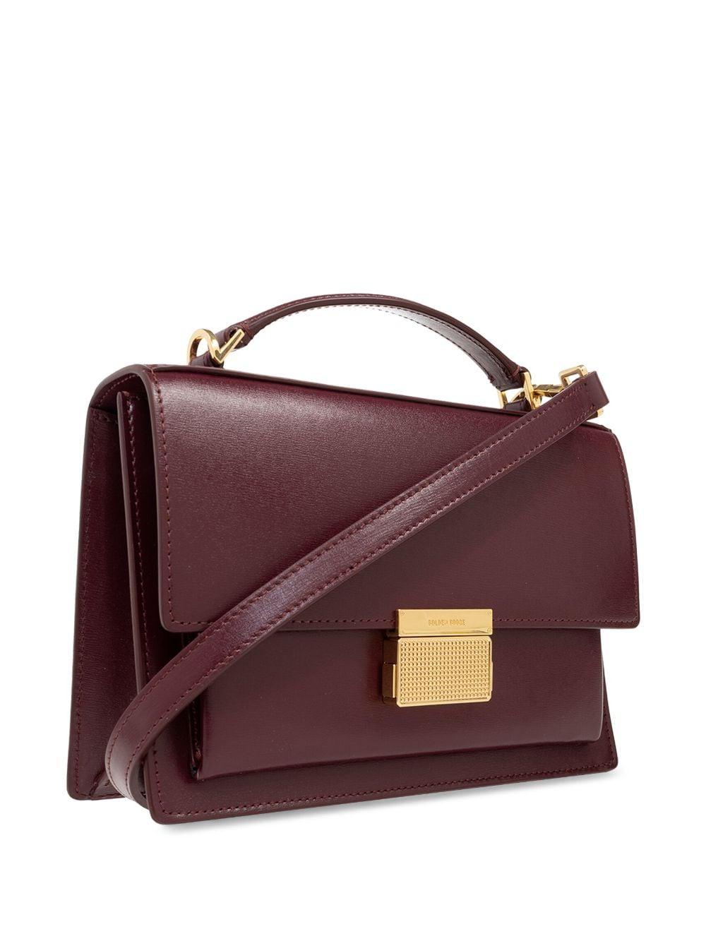 'VENICE LEATHER HANDBAG WITH PALMELL