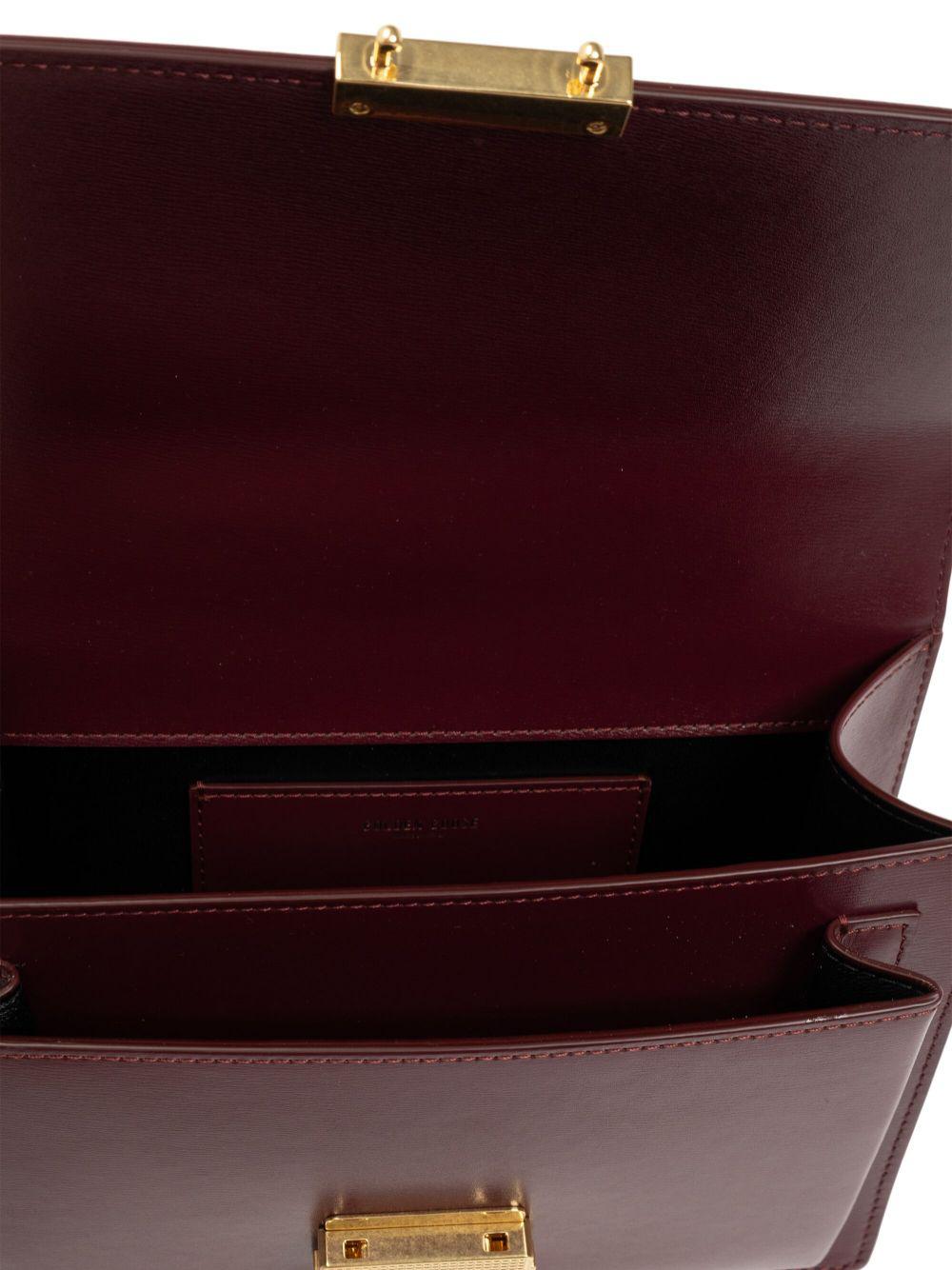 'VENICE LEATHER HANDBAG WITH PALMELL