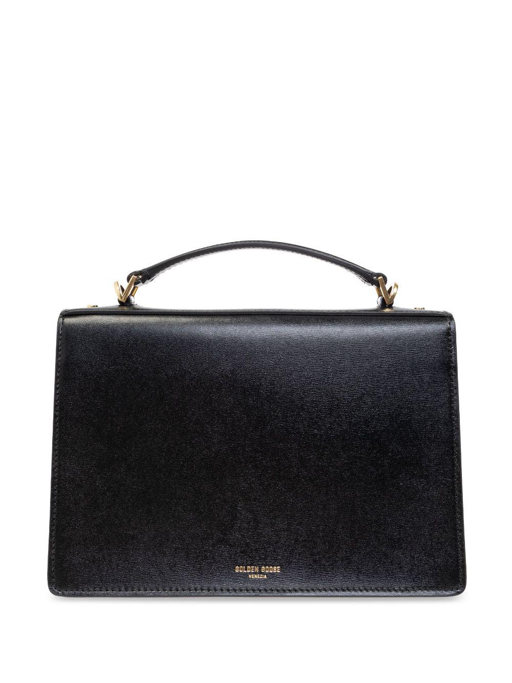 BLACK VENEZIA TOTE BAG