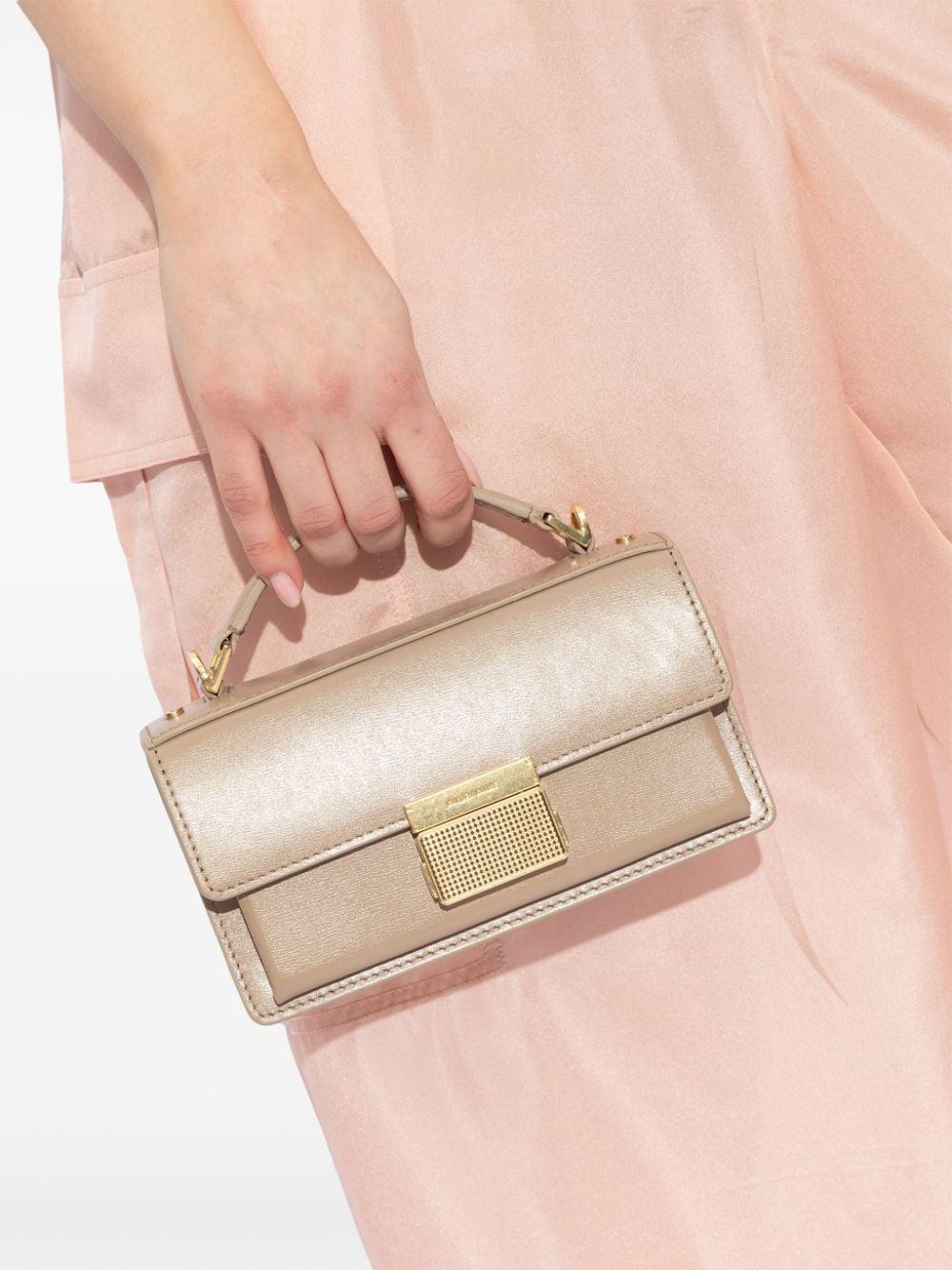 MINI VENICE LEATHER PALMELLATA HANDBAG