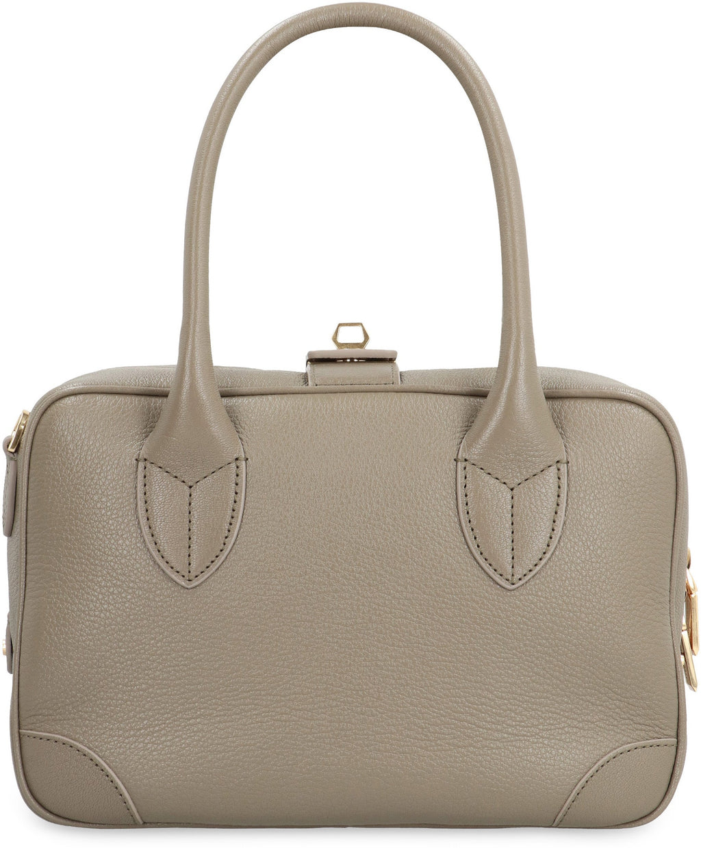 LEATHER HANDBAG FOR EVERYDAY USE.