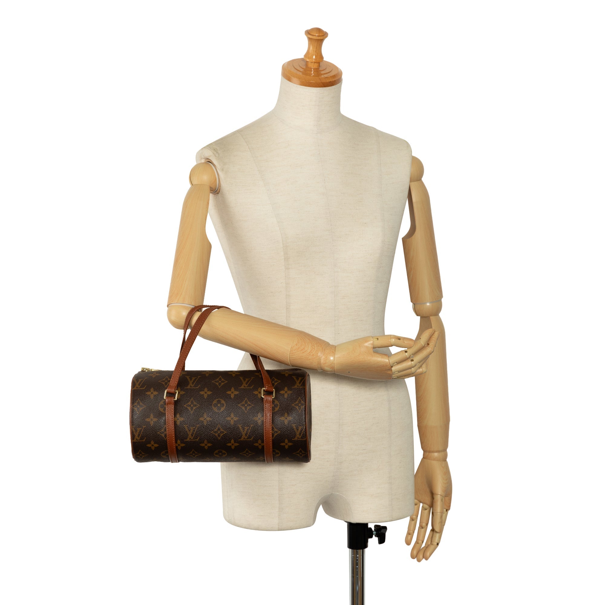 Brown Louis Vuitton Monogram Papillon 26 Handbag