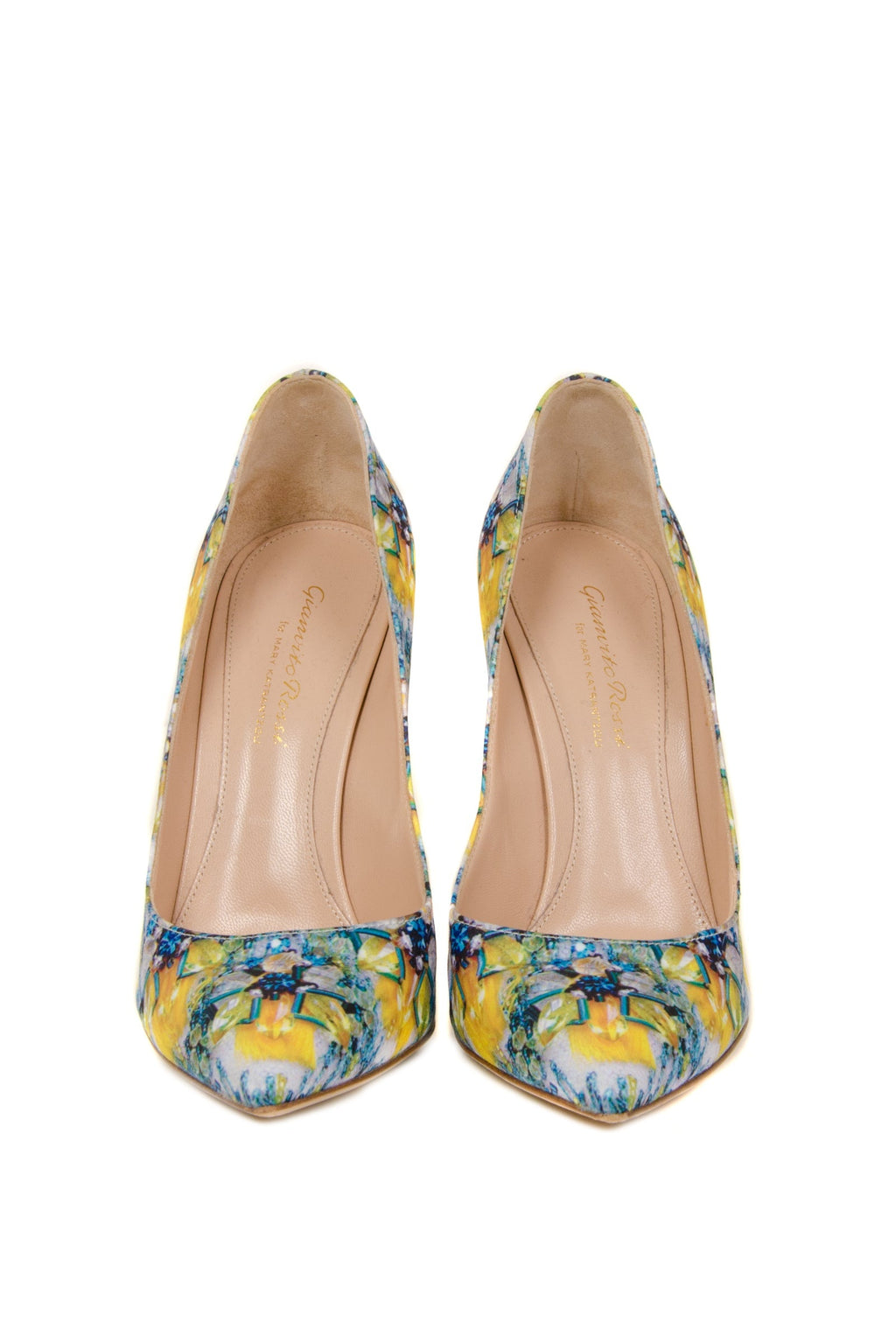 Mary Katrantzou Floral Satin Pump