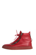 Giuseppe Zanotti Red High Top Sneakers SZ 44