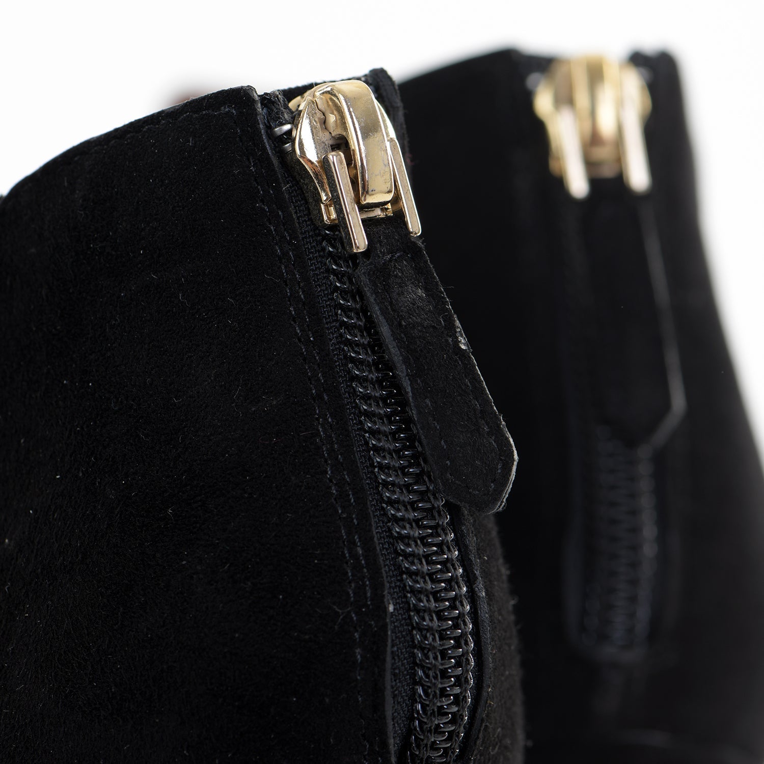 Zenaide Suede Eyelet Heels