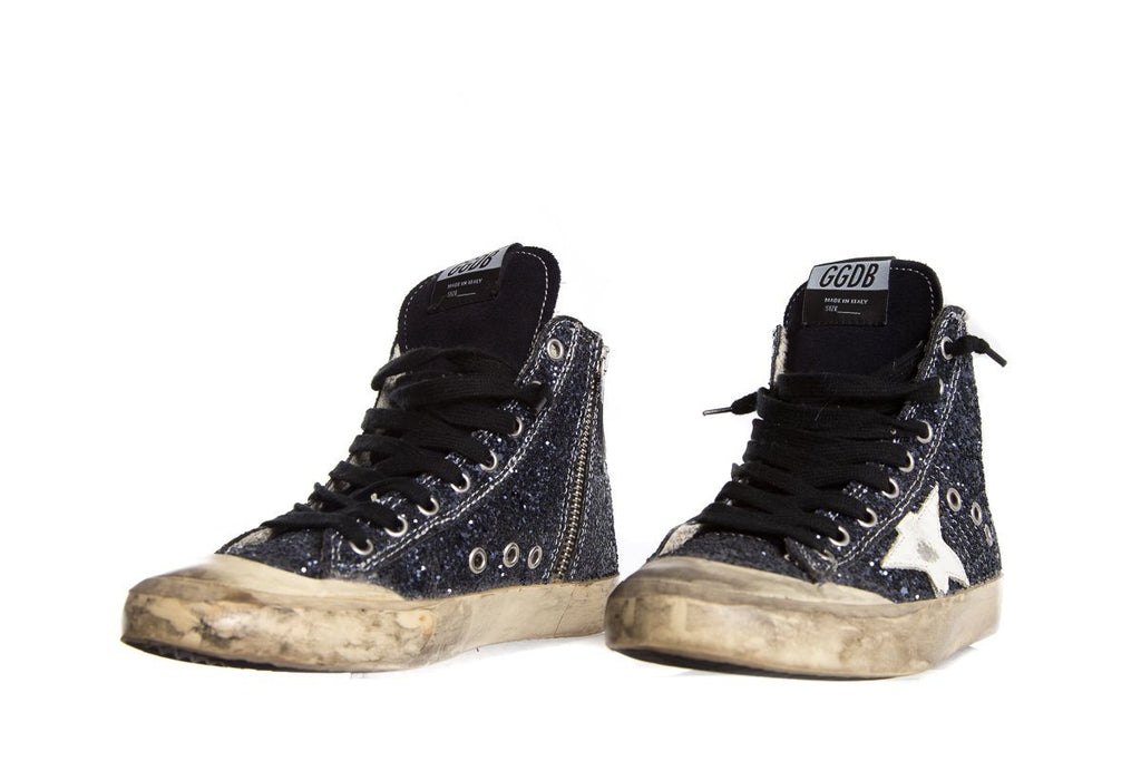 Golden Goose Blue Sneakers SZ 36