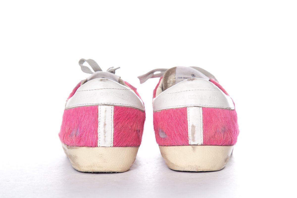 Golden Goose Pink Low-Top Sneakers SZ 35