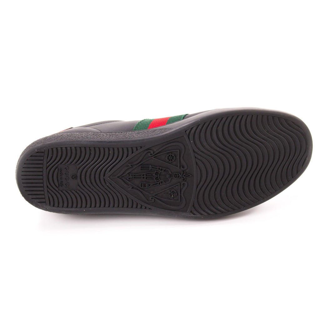 Gucci Ace Leather Embroidered Sneaker