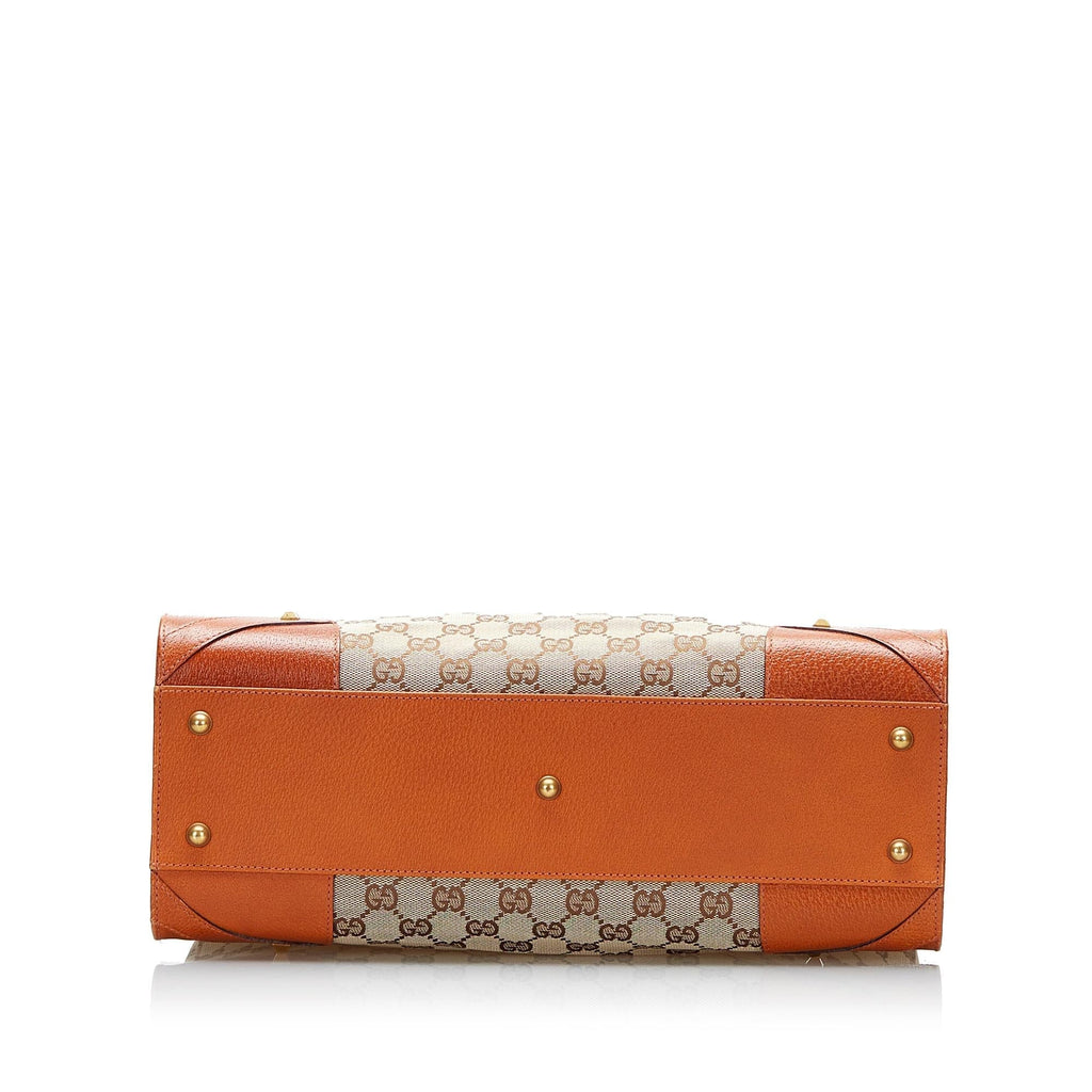 Gucci GG Canvas Nailhead Tote