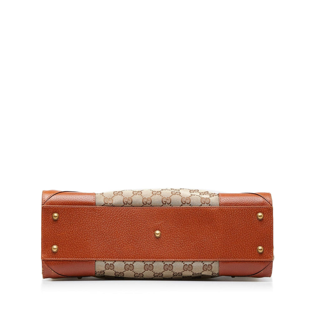 Gucci GG Canvas Nailhead Tote