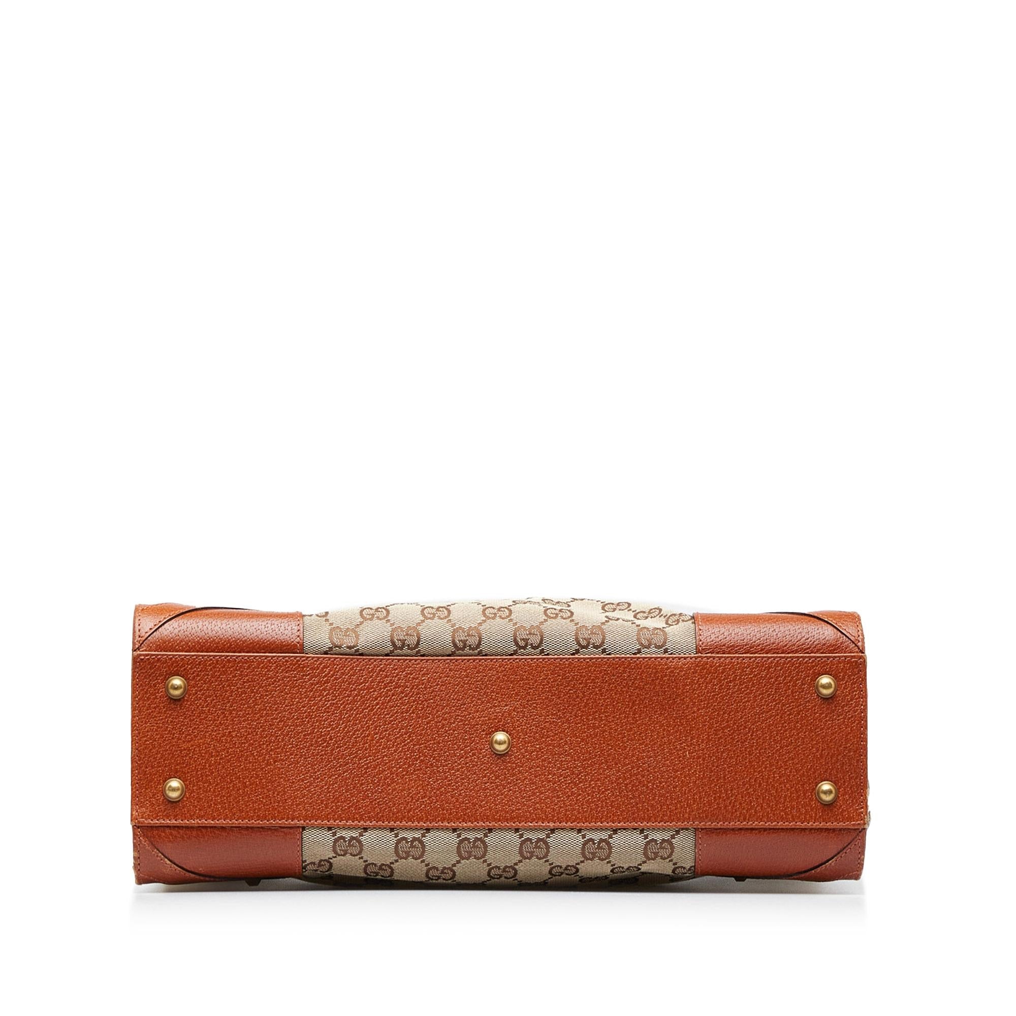 Gucci GG Canvas Nailhead Tote