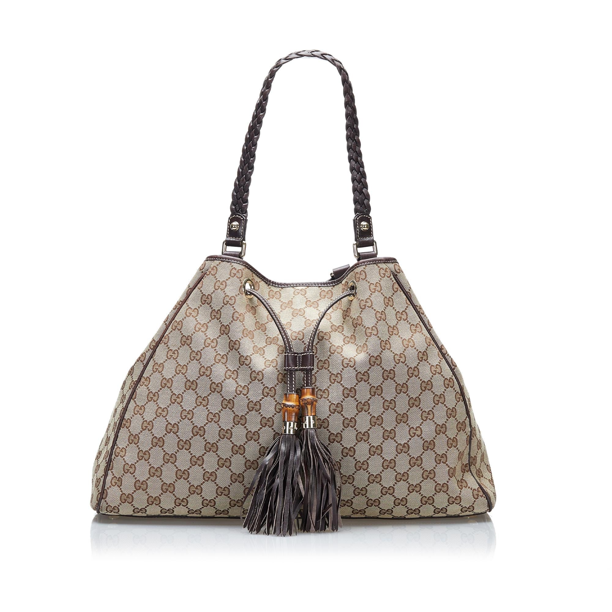 Gucci GG Canvas Peggy Tote